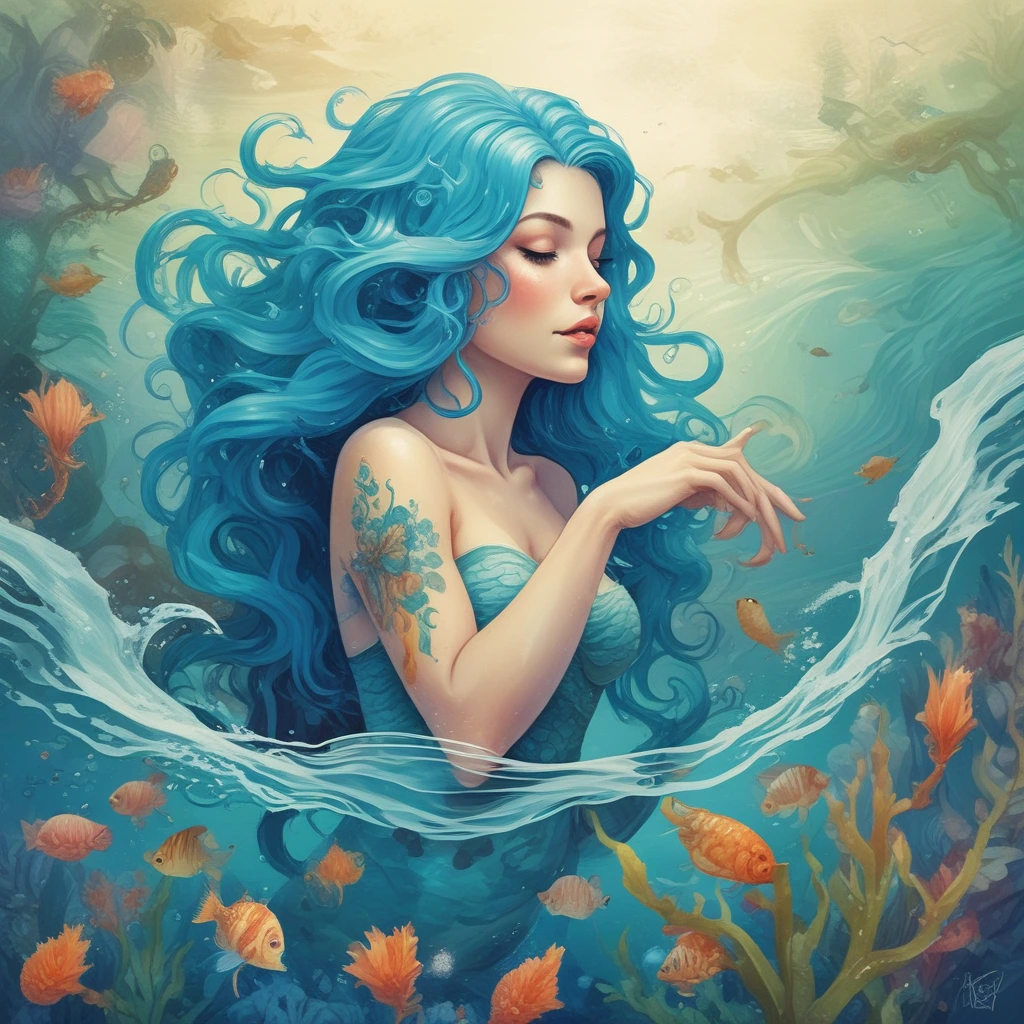 Dessin animé de super-héros enfants triant des déchets, style bande dessinée écologique